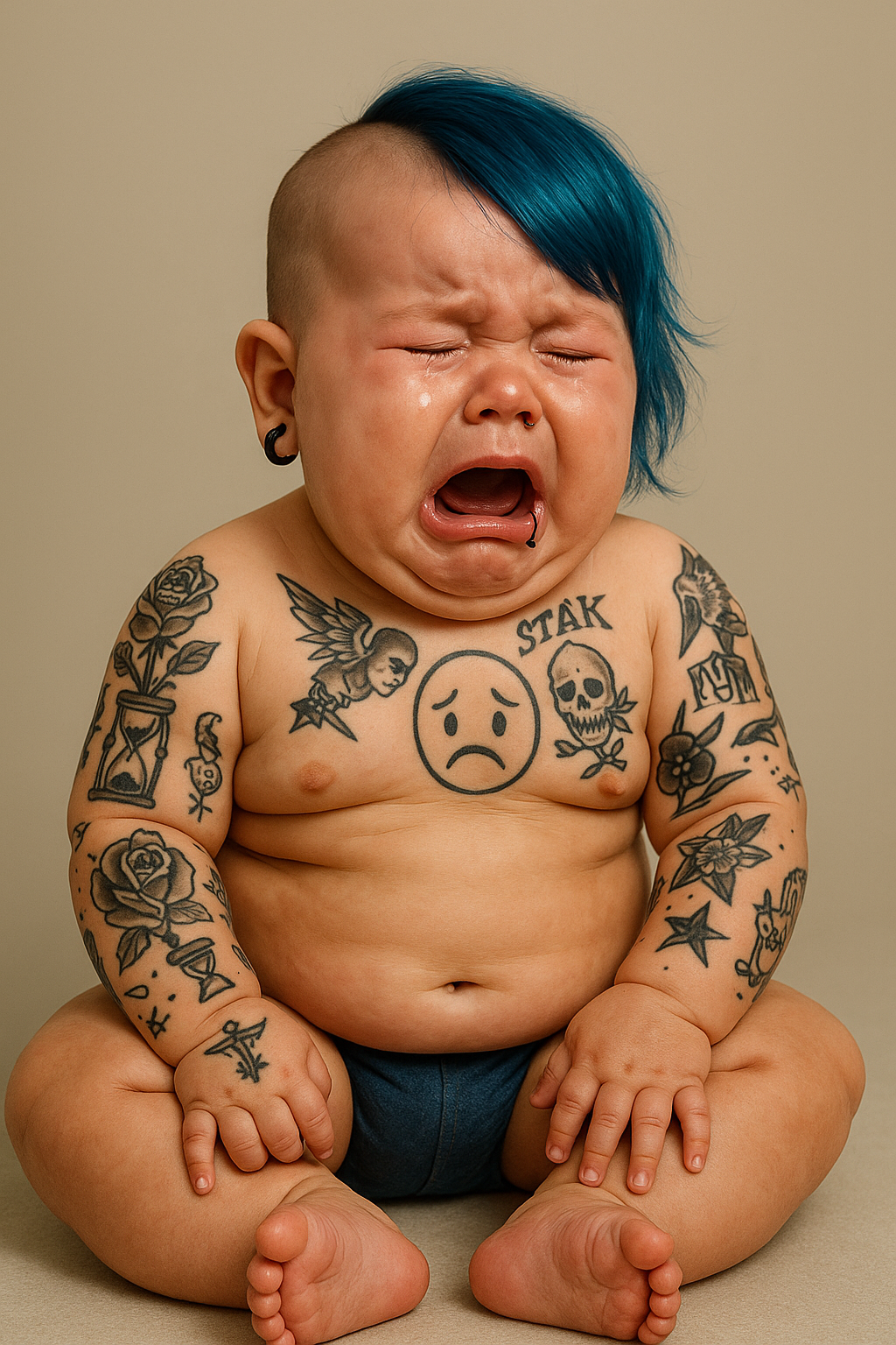 Ode ao moralismo woke, os bebês do sono eterno woke_baby